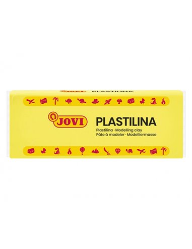 Boîte de 15 tablettes de pâte à modeler Jovi 150 g - 100 % végétale - Très malléable - Ne sèche pas - Sans gluten - Inoffensif e