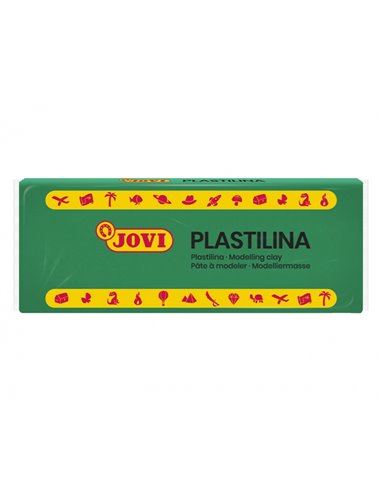 Boîte de 15 tablettes de pâte à modeler Jovi 150 g - Pâte végétale - Ne sèche pas - Sans gluten - Sans danger - Facile à modeler