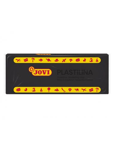Boîte de 15 pastilles de pâte à modeler Jovi 150 g - Pâte à modeler végétale - Ne sèche pas - Sans gluten - Sans danger et non t