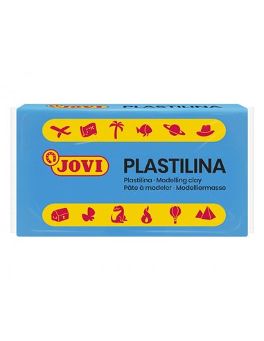 Boîte de 30 pastilles de pâte à modeler Jovi 50 g - Pâte végétale - Ne sèche pas - Sans gluten - Sans danger - Facile à modeler 