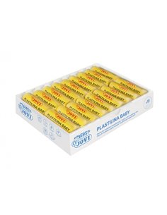 Boîte de 18 tablettes de pâte à modeler Jovi Baby 38 g - Pâte à modeler ultra douce - Stimule la créativité et la sensibilité ta