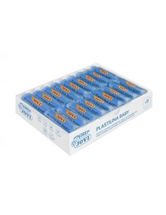 Boîte de 18 tablettes de pâte à modeler Jovi Baby 38 g - Pâte à modeler ultra douce - Stimule la créativité et la sensibilité ta