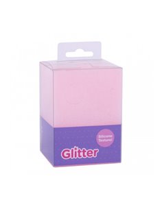 Pot à crayons en silicone Apli Glitter Collection - Doux au toucher - Durable et flexible - Facile à nettoyer - Polyvalent pour 