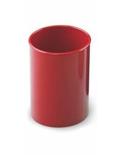 Gobelet rond Faibo 7,8 x 10 cm - En polystyrène - 100 % recyclable - Couleur rouge