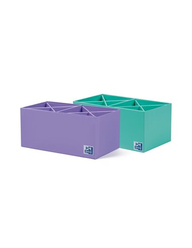 Porte-stylo Oxford Cross 2x4 - Organiseur de stylos - Design croisé - Peut contenir 8 stylos - Idéal pour le bureau