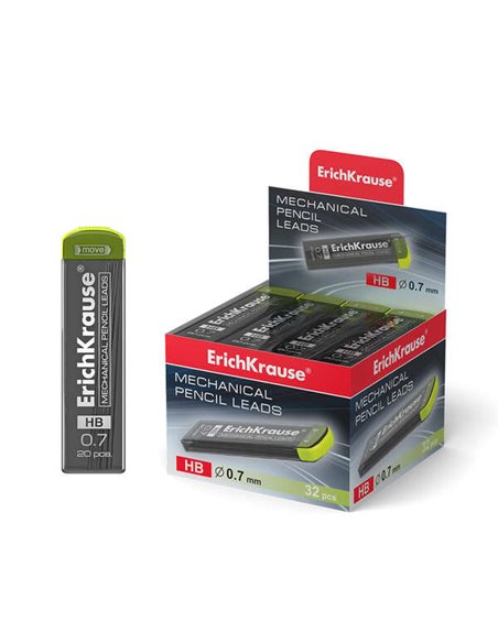 Pack de 20 mines HB 07 mm Erichkrause Megapolis Concept - Noir
