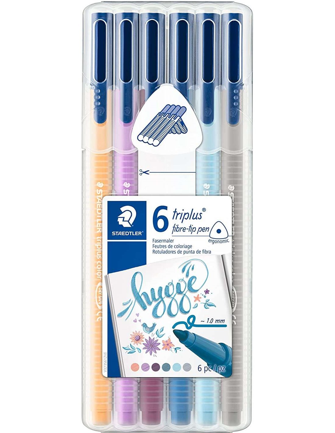 Erichkrause Lot de 5 mines de rechange pour porte-mines - 2,0 mm - 2B - Noir