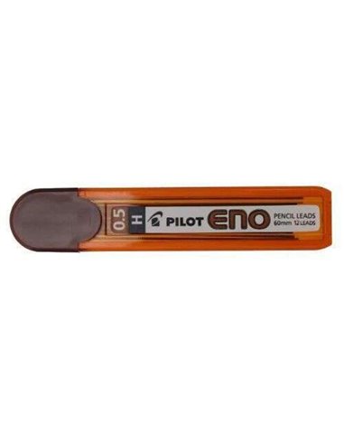 Boîte Pilot de 12 mines ENO 0,5 pour porte-mines - Dureté H - Course 0,5 mm