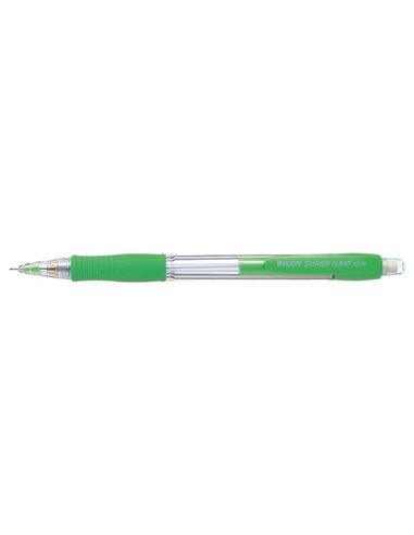 Crayon mécanique Pilot SuperGrip H185 - Course de 0,5 mm - Mine HB - Corps vert clair