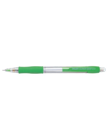 Crayon mécanique Pilot SuperGrip H185 - Course de 0,5 mm - Mine HB - Corps vert clair