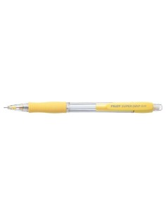 Crayon mécanique Pilot SuperGrip H185 - Course de 0,5 mm - Mine HB - Corps jaune