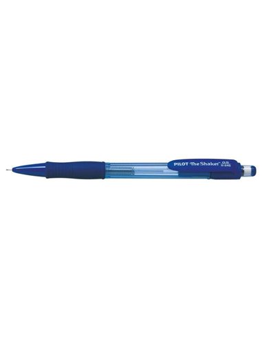 Crayon mécanique Pilot The Shaker H-245 - Poignée en caoutchouc - Mine 0,5 mm - Gomme - Bleu