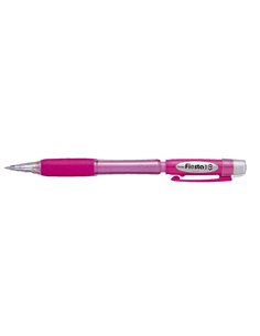 Crayon mécanique Pentel Fiesta II HB 0,5 mm avec gomme - Comprend 2 recharges - Poignée en caoutchouc - Design ergonomique - Ros