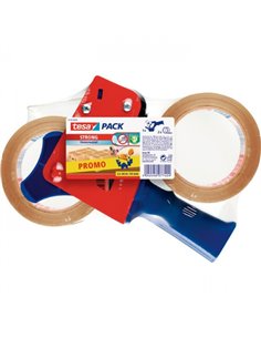Pack d'étanchéité Tesa + 2 rouleaux de ruban d'étanchéité transparent 50 mm x 66 mètres