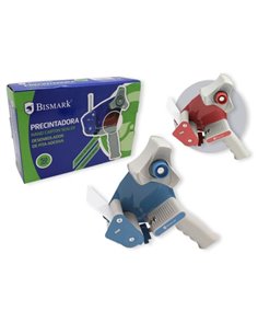 Machine à sceller Bismark New Line TD1201 - Lame en acier trempé - Poignée ergonomique - Couleurs aléatoires rouge et bleu