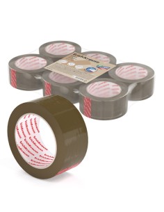 Joint d'emballage Erichkrause - 48 mm x 50 m - Adhésif puissant - Facile à découper - Marron