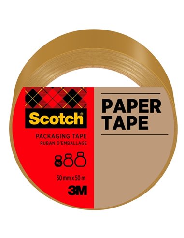 Ruban adhésif Scotch - 50 mm x 5 m - Marron