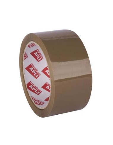 Adhésif solvant Apli Premium Silent Seal 48 mm x 6 m 32 microns PVC - Adhésif solvant - Étanchéité extra forte - Déroulement sil