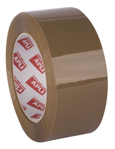 Joint acrylique PP Apli Basic - 48 mm x 132 m - Résistant à l'eau et au vieillissement - Facile à découper - Marron