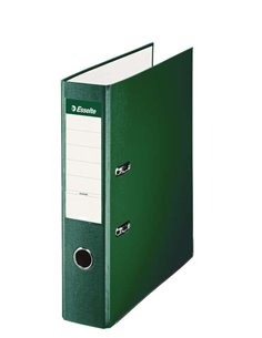 Classeur à levier Esselte, format Folio, dos 75 mm, capacité 500 feuilles, vert