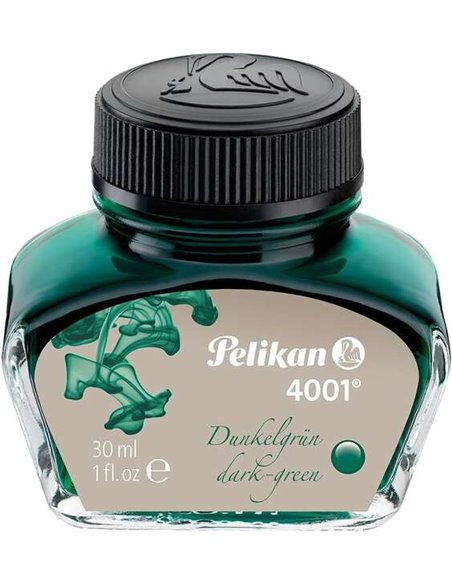 Encre Pelikan 4001 n° 78 - Flacon de 30 ml - Encrier de 30 ml - Assure le parfait fonctionnement du stylo-plume - Couleur vert f