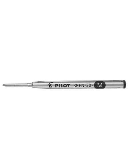 Recharge Pilot Metal pour stylos à bille Ageless, Custom Urushi, Grance, Raiz et Heritage 91 - Pointe moyenne 1,00 mm - Noir