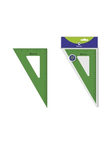 Bismark Cartabon Acrylique 25 cm - Haute Qualité - Étui zippé - Couleur Vert