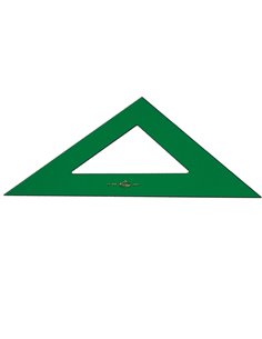 Équerre technique Faber-Castell 32 cm - Sans graduation - Vert transparent