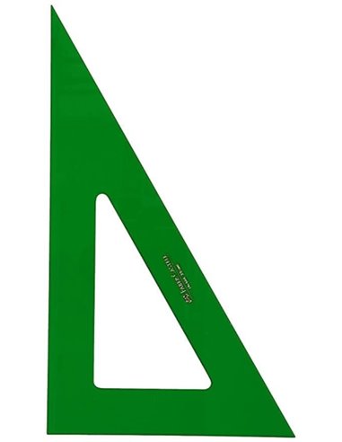 Papier à en-tête technique Faber-Castell 25 cm - Sans graduations - Vert transparent