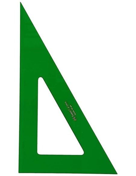 Papier à en-tête technique Faber-Castell 32 cm - Sans graduations - Vert transparent