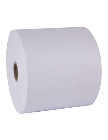 Rouleau de papier autocopiant Apli, blanc, 75 x 65 x 12 mm - Sans carbone - Facile à utiliser
