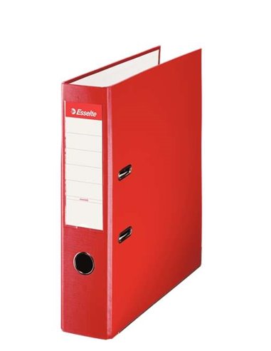 Classeur à levier Esselte - Format A4 - Dos 75 mm - Capacité 500 feuilles - Rouge