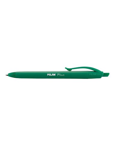 Stylo à bille rétractable Milan P1 Touch - Pointe ronde de 1 mm - Encre à l'huile - Écriture fluide - Portée d'écriture de 1 200