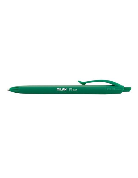 Stylo à bille rétractable Milan P1 Touch - Pointe ronde de 1 mm - Encre à l'huile - Écriture fluide - Portée d'écriture de 1 200