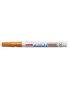 Marqueur peinture Uni-ball PX-21 - Pointe ogive acrylique 0,8-1,2 mm - Permanent sur toutes surfaces - Résistant à la lumière et