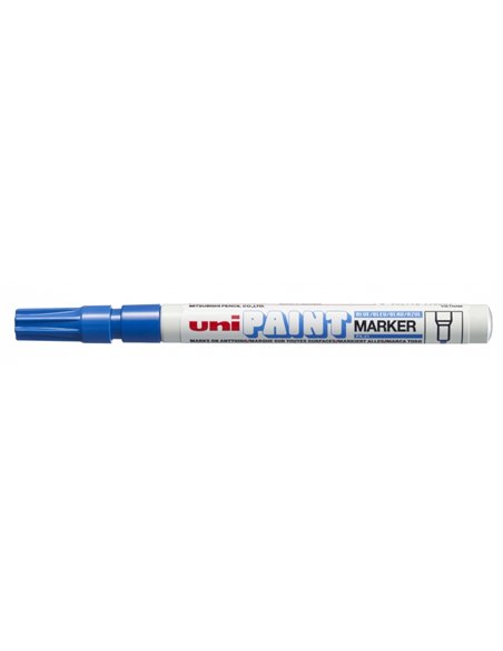 Marqueur peinture Uni-ball PX-21 - Pointe ogive acrylique 0,8-1,2 mm - Permanent sur toutes surfaces - Résistant à la lumière et