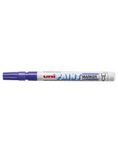 Marqueur peinture Uni-ball PX-21 - Pointe ogive acrylique 0,8-1,2 mm - Permanent sur toutes surfaces - Résistant à la lumière et