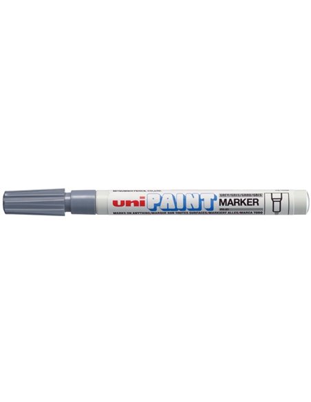 Marqueur peinture Uni-ball PX-21 - Pointe ogive acrylique 0,8-1,2 mm - Permanent sur toutes surfaces - Résistant à la lumière et