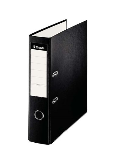 Classeur à levier Esselte - Format A4 - Dos 75 mm - Capacité 500 feuilles - Noir