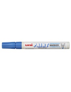 Marqueur peinture Uni-ball PX-20 - Pointe ogive acrylique 2,2-2,8 mm - Permanent sur toutes surfaces - Résistant à la lumière et