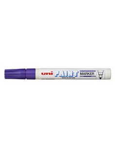 Marqueur peinture Uni-ball PX-20 - Pointe ogive acrylique 2,2-2,8 mm - Permanent sur toutes surfaces - Résistant à la lumière et