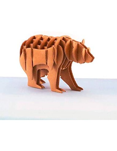 Maquette ours graine creative carton a asssembler decorer   personnaliser 150x150mm