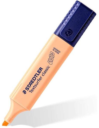 Marqueur fluorescent pastel Staedtler Textsurfer Classic 364 - Pointe biseautée - Taille de trait 1-5 mm - Encre à base d'eau - 