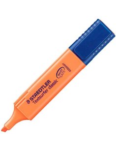 Marqueur fluorescent Staedtler Textsurfer Classic 364 - Pointe biseautée - Taille de trait 1-5 mm - Encre à base d'eau - Orange