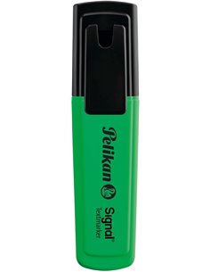 Surligneur Pelikan Textmarker Signal - Pointe biseautée de 2,0 mm - Encre à séchage rapide - Idéal pour surligner du texte - Ver