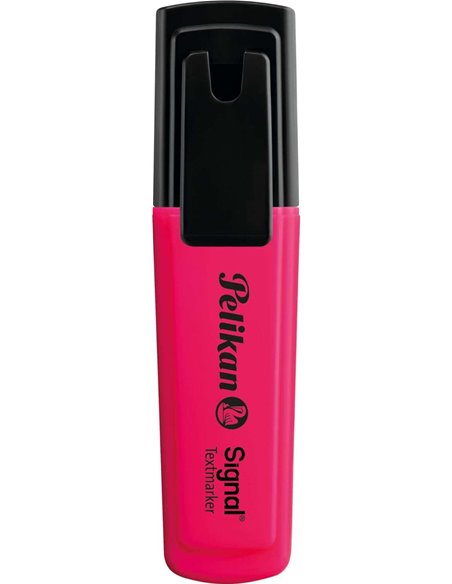 Surligneur Pelikan Textmarker Signal - Pointe biseautée de 2,0 mm - Encre à séchage rapide - Idéal pour surligner du texte - Ros