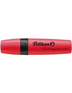 Marqueur de texte Pelikan 490 - À base d'eau - 3 largeurs de trait - Rouge fluorescent