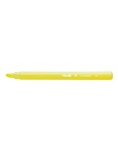 Marqueur fluorescent Milan Junior - Pointe biseautée 1 - 4 mm - Jaune