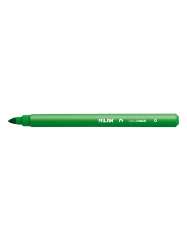 Marqueur fluorescent Milan Junior - Pointe biseautée 1 - 4 mm - Vert