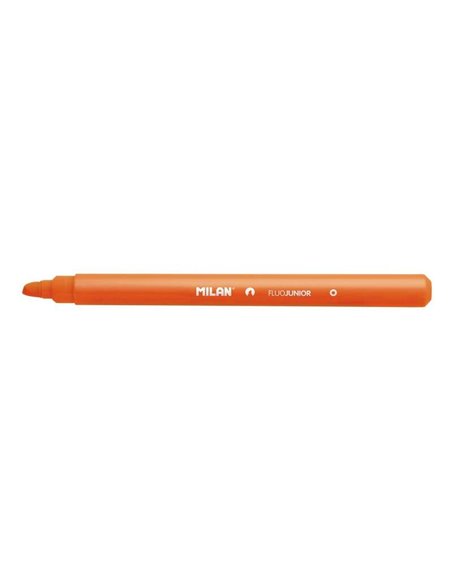 Marqueur fluorescent Milan Junior - Pointe biseautée 1-4 mm - Orange